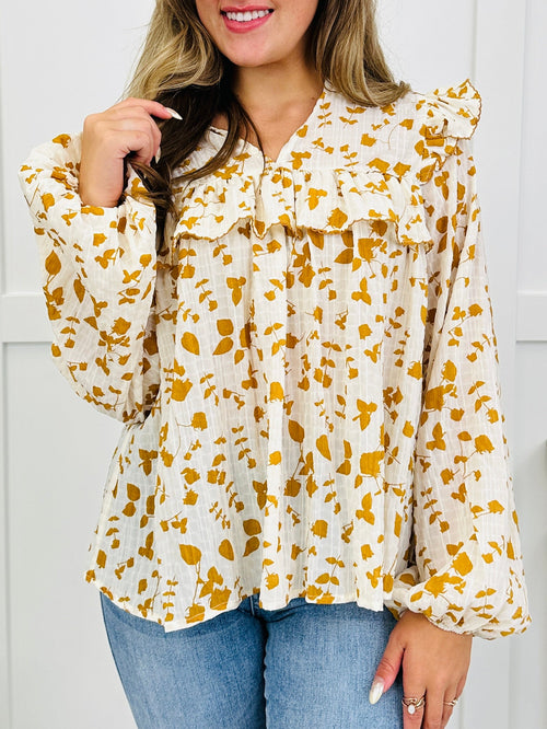 Rustic Gardens Top in Ivory