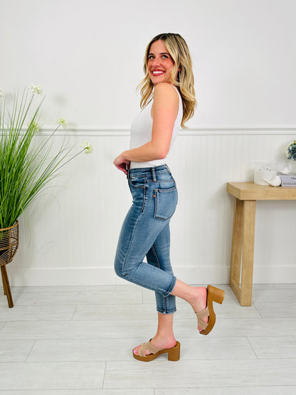 Judy Blue Go Against The Grain Capri Jeans