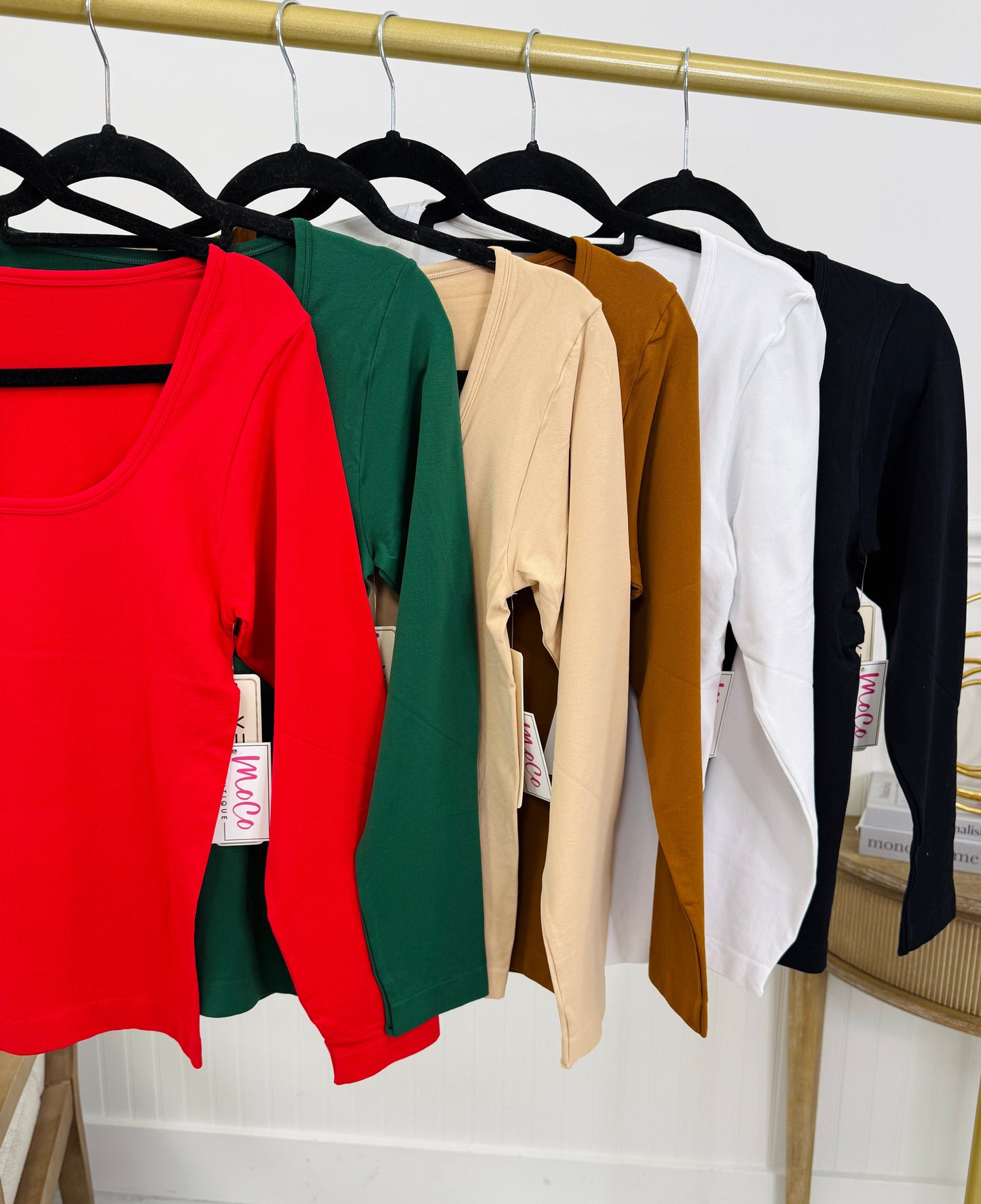 The Seamless Scoop Top In Multiple Colors