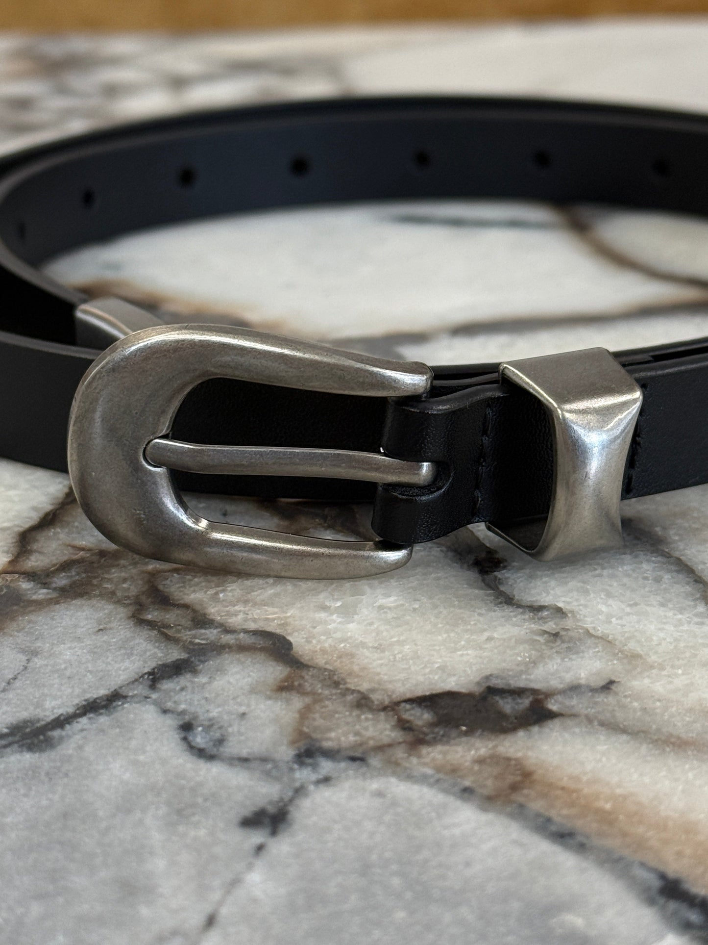 Hugo Genuine Leather Belt Black