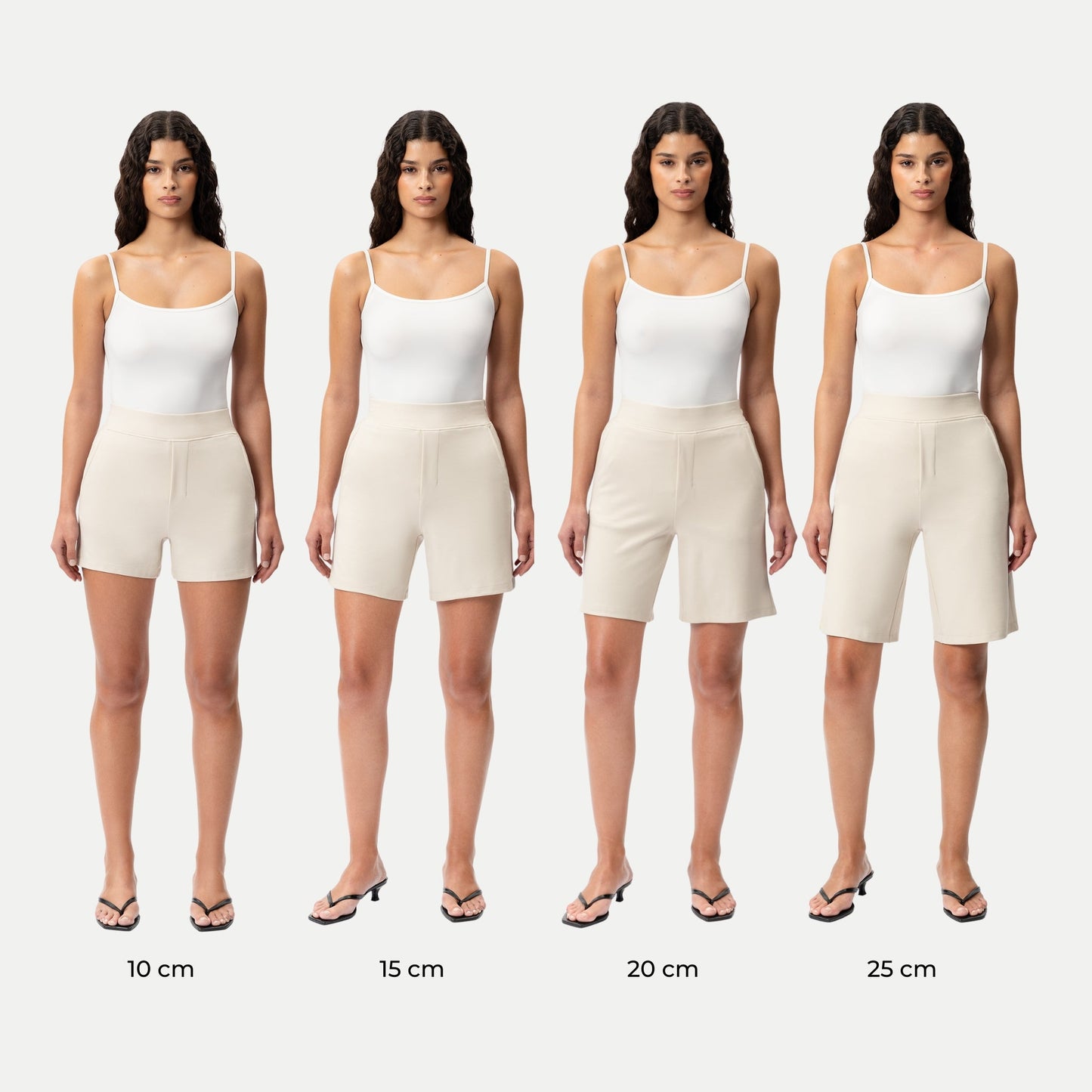 Light Ponte Shorts