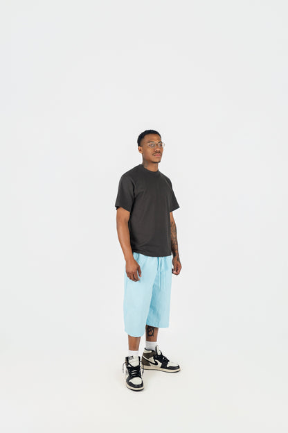 Oversized Nylon Shorts