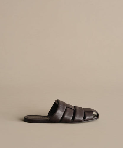 Leather Camilla Mule