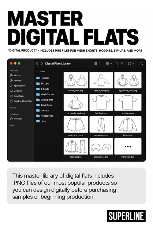 Product Flats - *Digital Product*