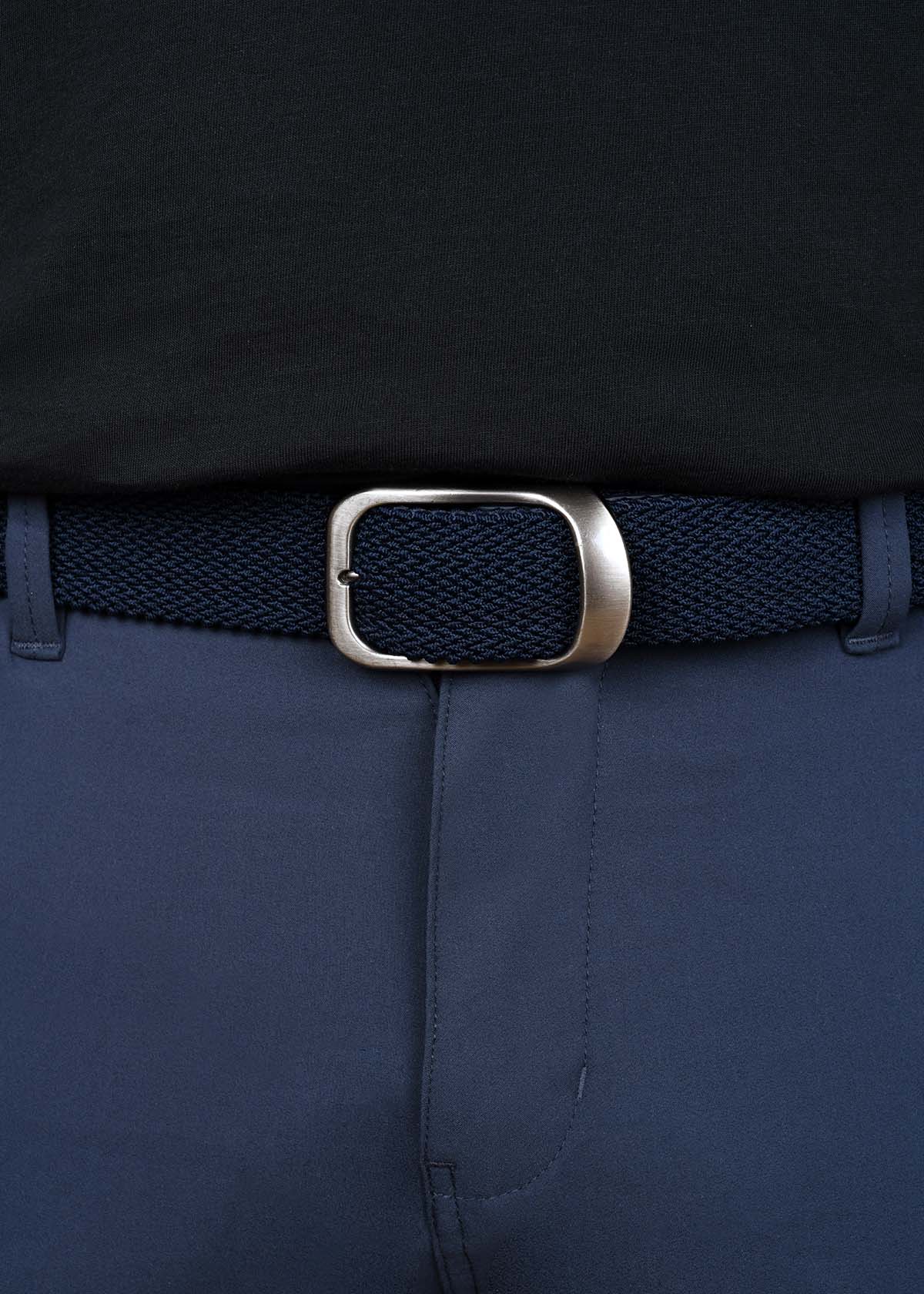 Performance Stretch Belt - Navy