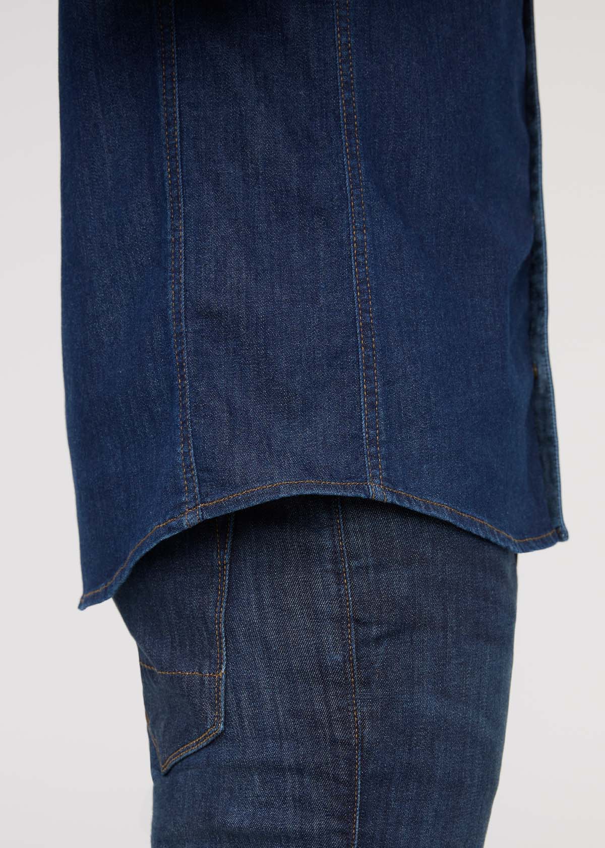 Performance Denim Lite Two-Pocket Shirt - Dark Stone