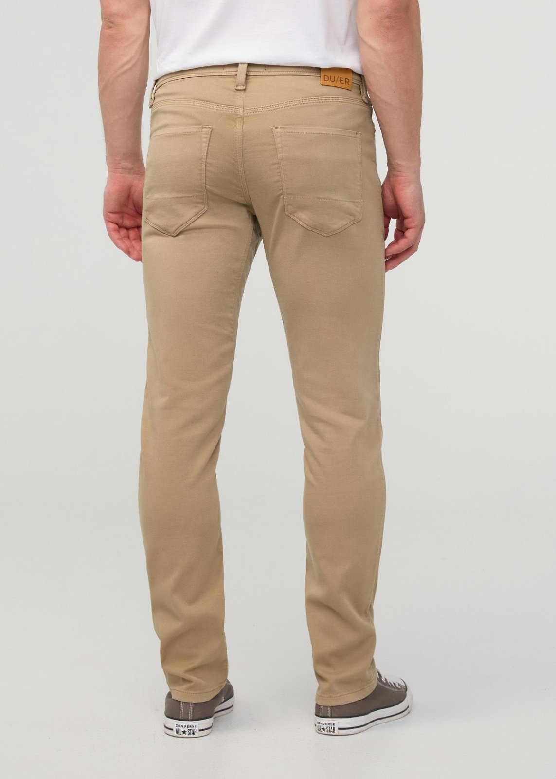 No Sweat Slim Straight - Desert Khaki