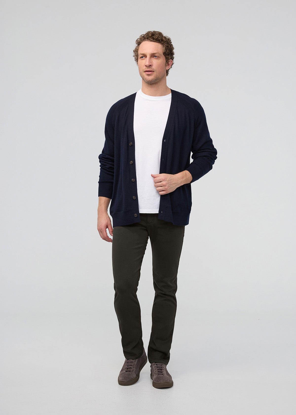 No Sweat Slim Straight - Evergreen