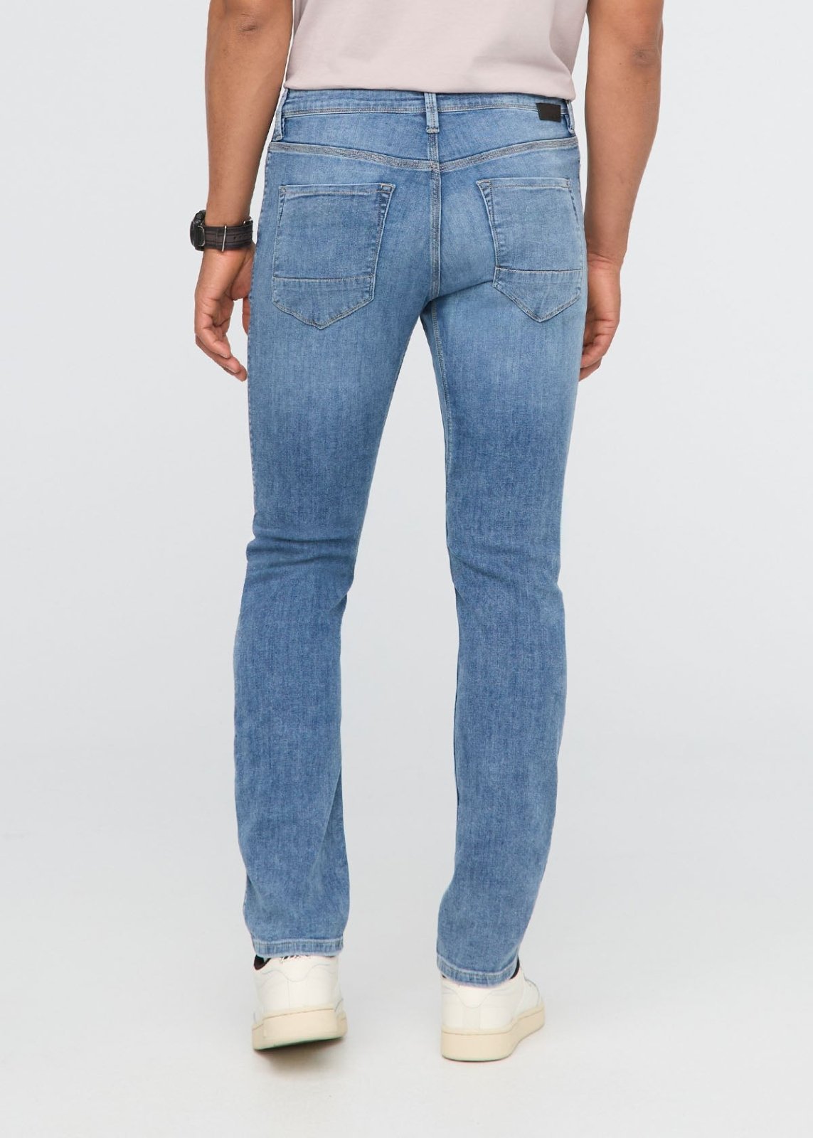 Performance Denim Lite Slim Straight - Slate Indigo
