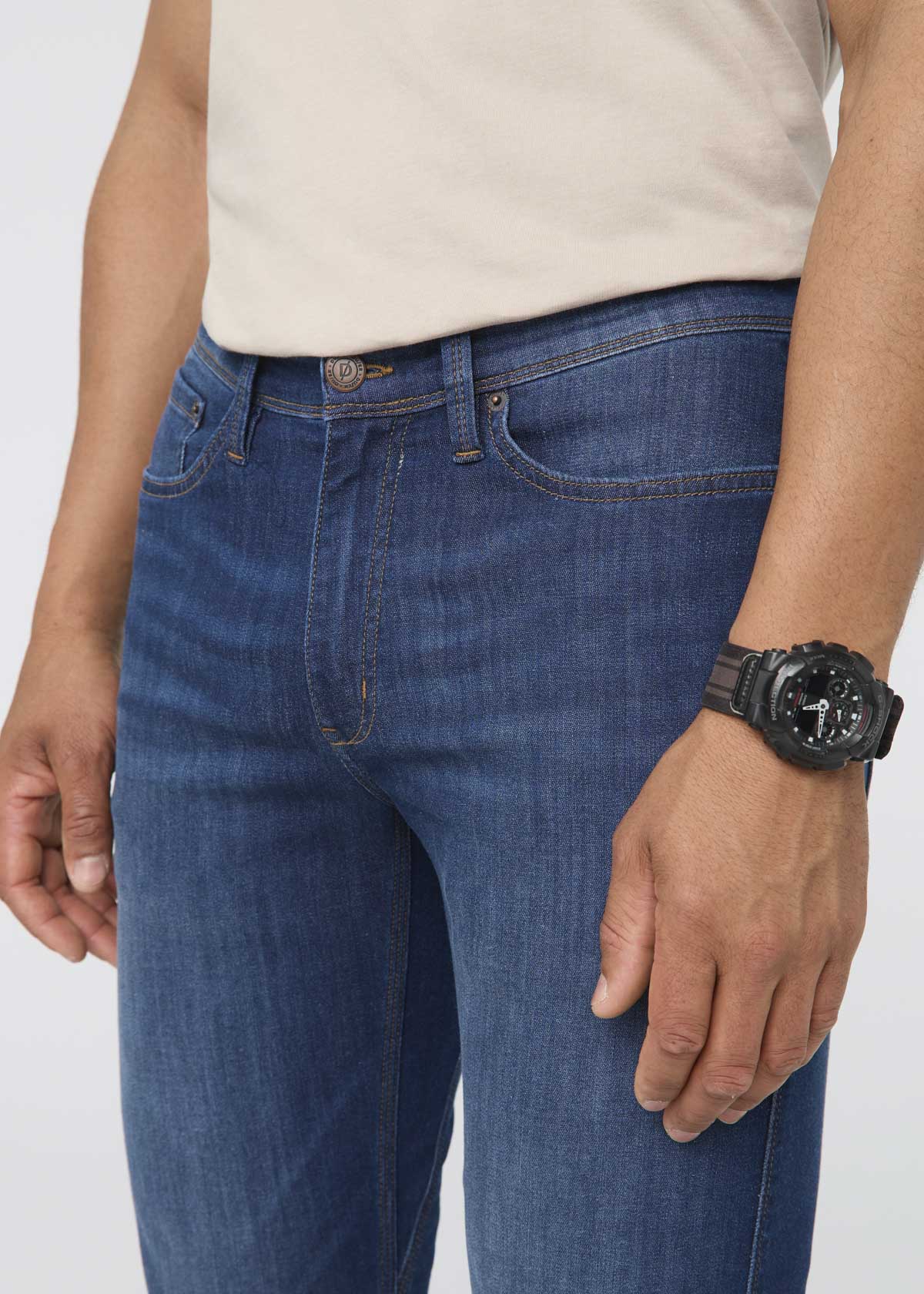 Performance Denim Lite Slim Straight - Worn In Indigo