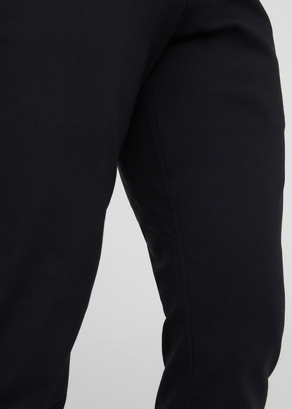 NuStretch Relaxed Taper Trouser - Black
