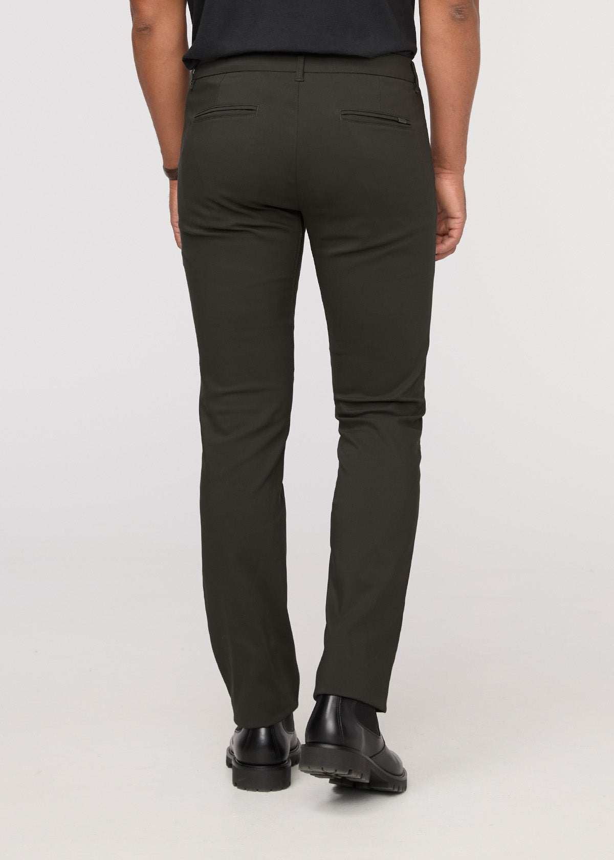 NuStretch Relaxed Taper Trouser - Evergreen