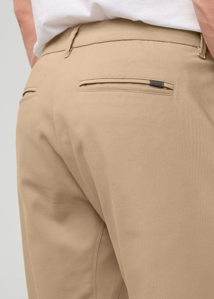 NuStretch Relaxed Taper Trouser - Desert Khaki