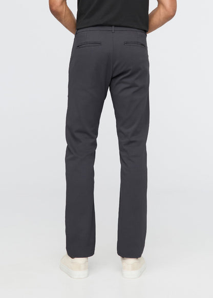NuStretch Slim Straight Trouser - Charcoal