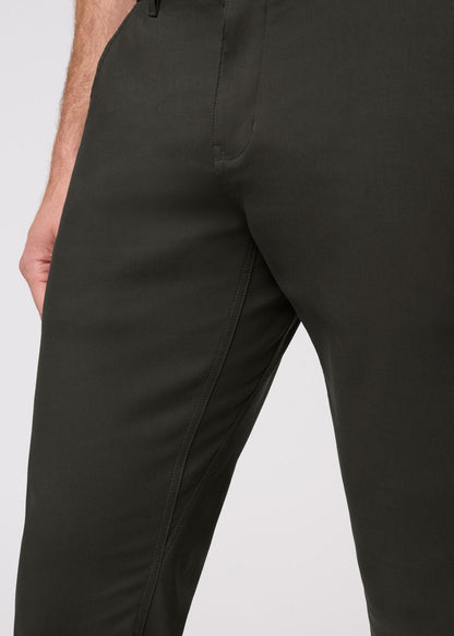 NuStretch Slim Straight Trouser - Evergreen
