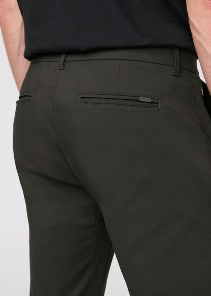NuStretch Slim Straight Trouser - Evergreen