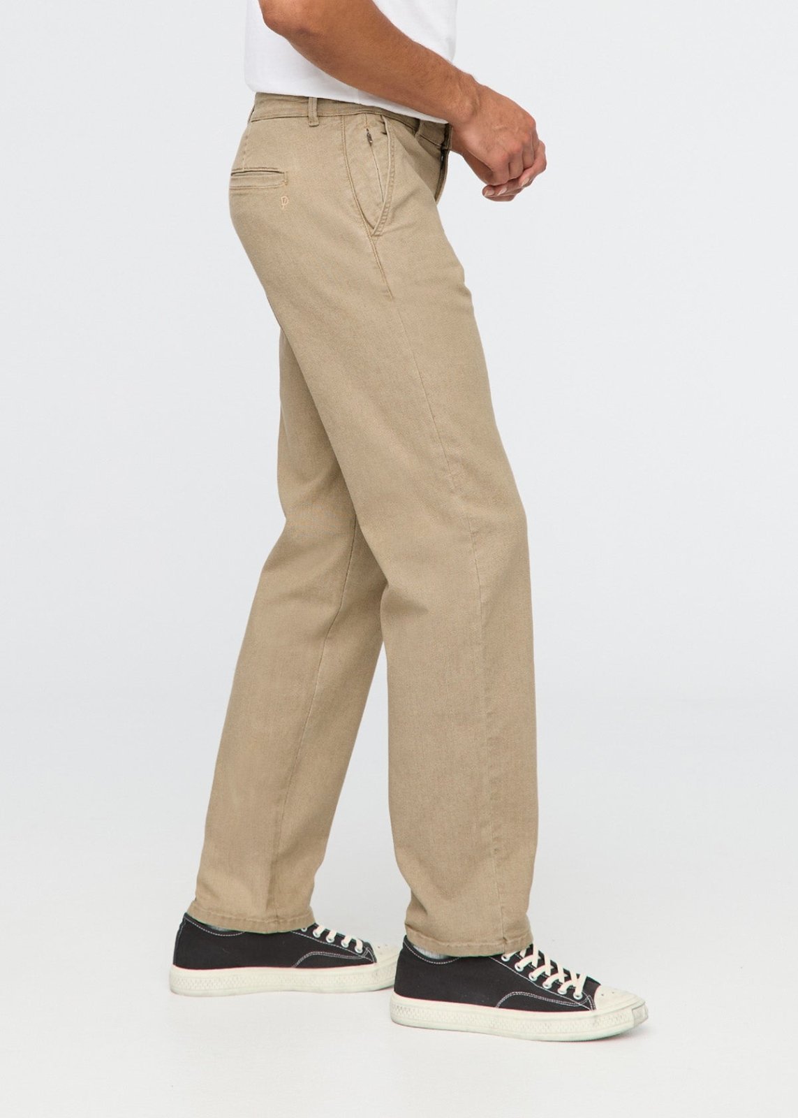 Stretch Canvas Relaxed Straight Chino - Tan