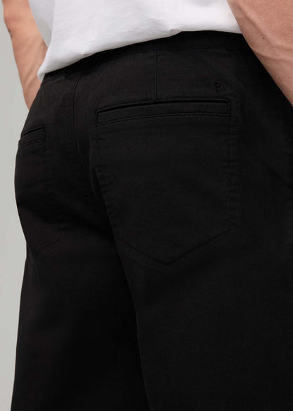 FlexTwill Relaxed Pull On Pant - Black