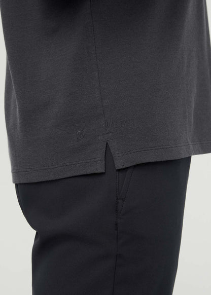 Air Flow Pique Polo - Charcoal