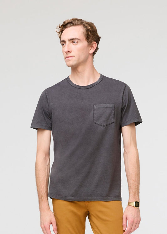 PurePima Vintage Pocket Tee - Washed Grey