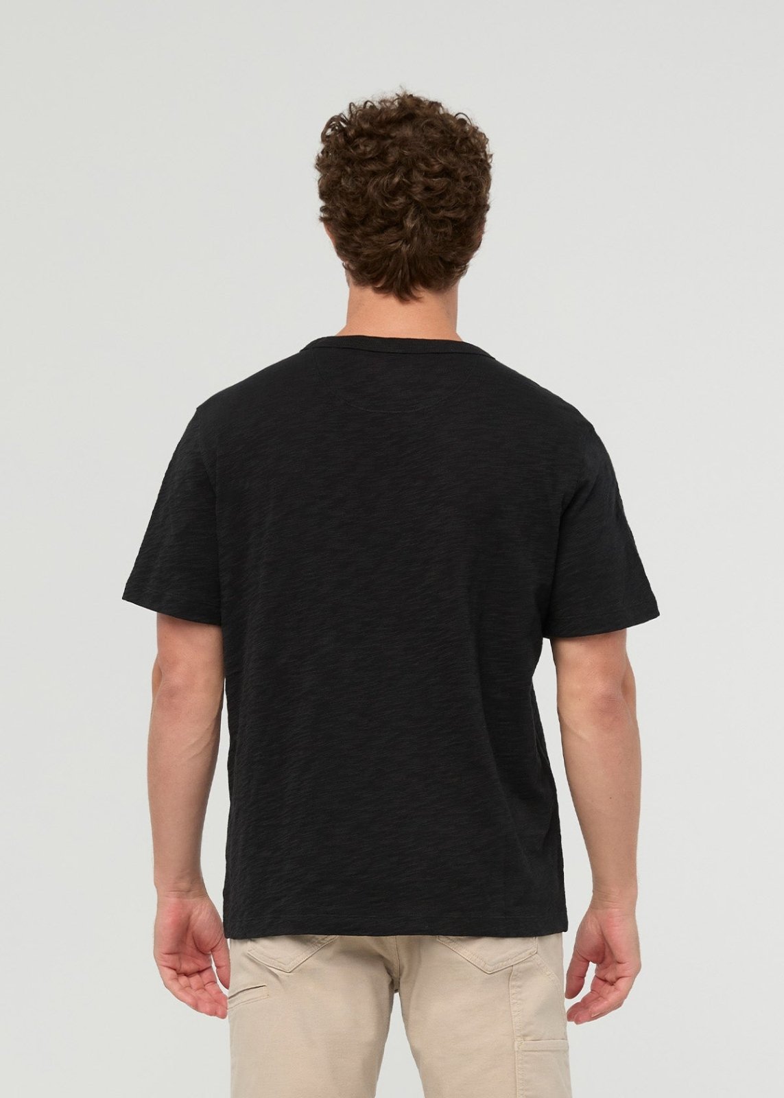 Midweight Slub Jersey Tee - Black