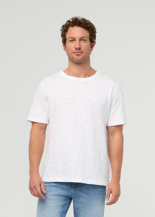 Midweight Slub Jersey Tee - White