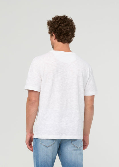 Midweight Slub Jersey Tee - White