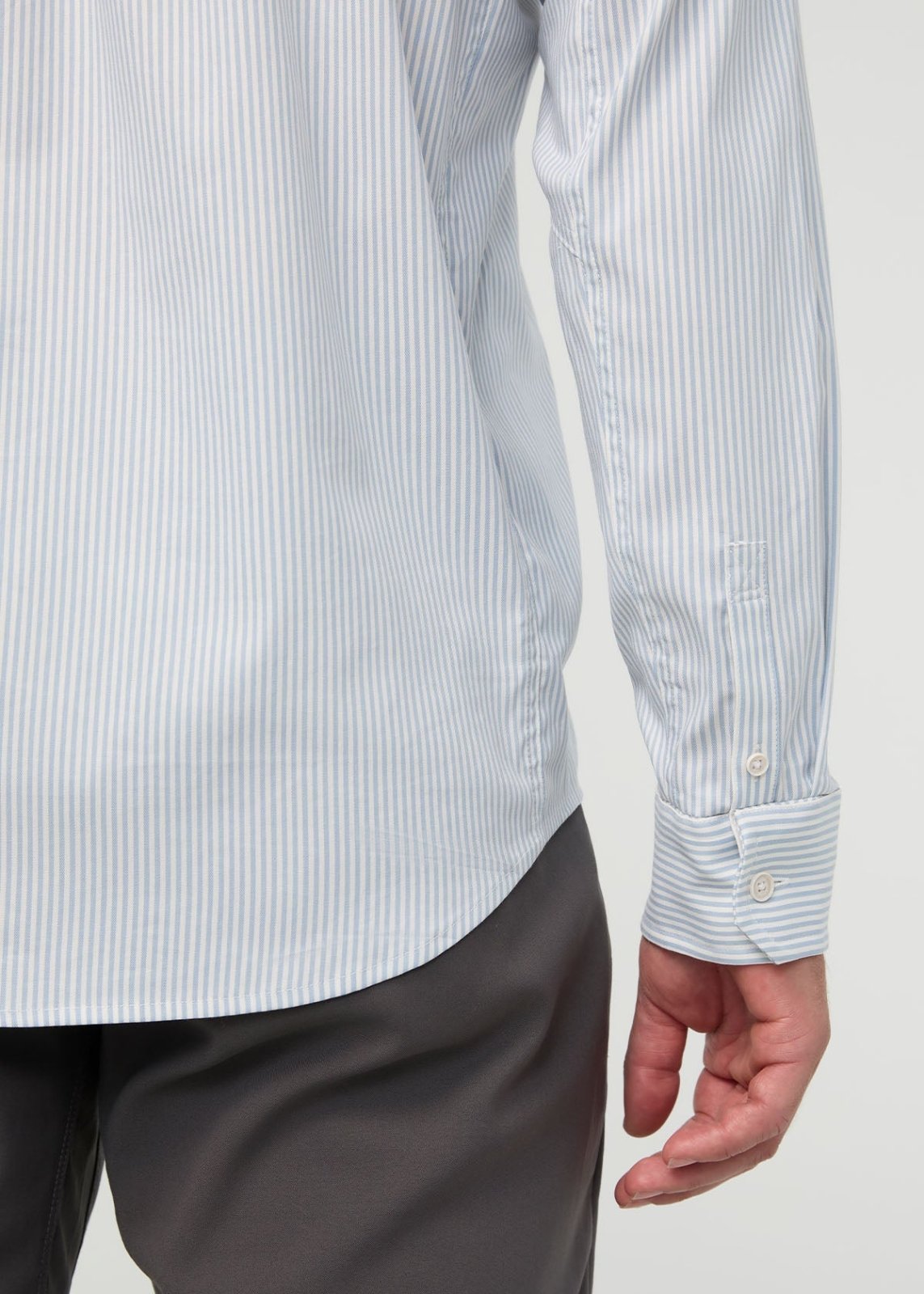 Cloudweight Twill One Pocket Shirt - Blue Stripe