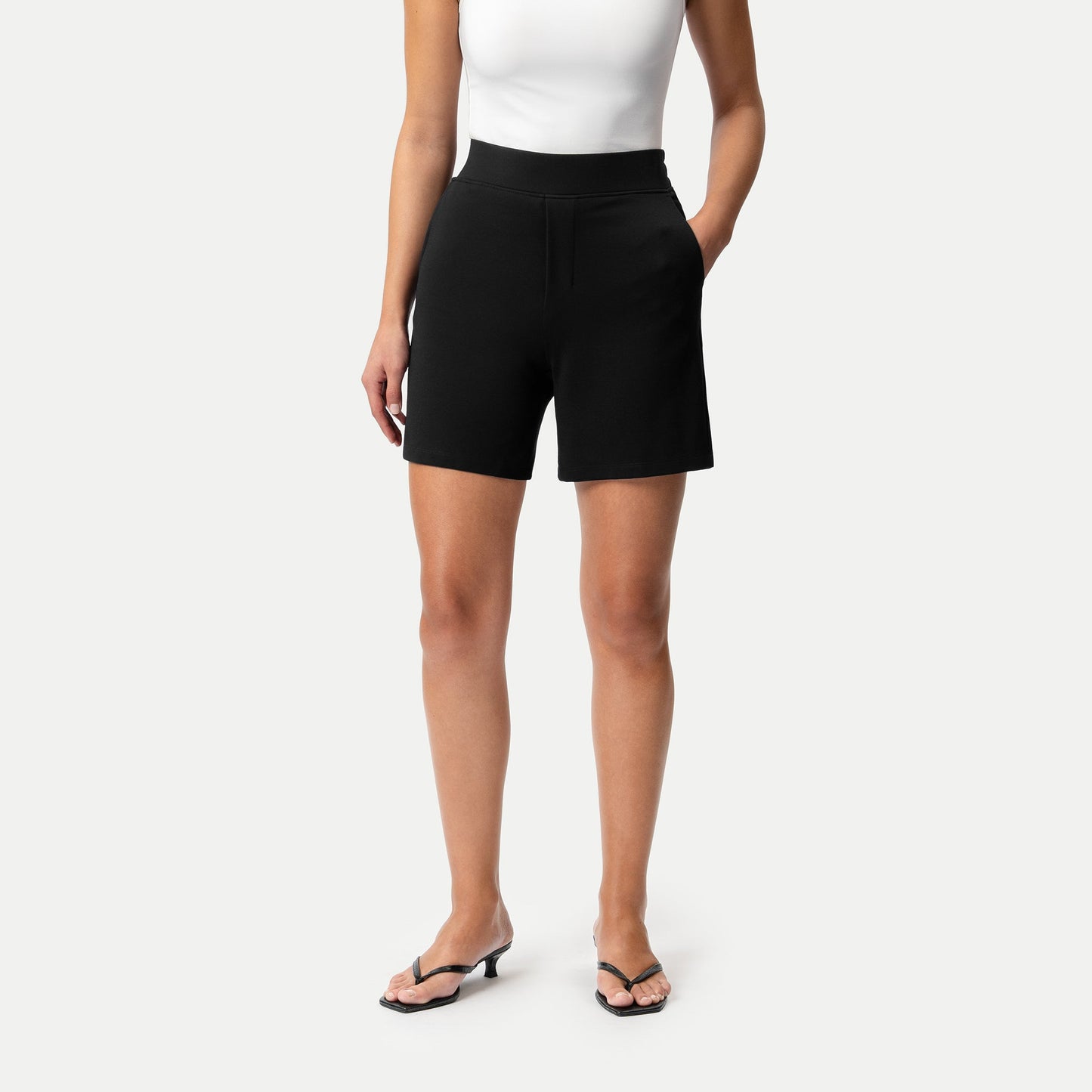 Light Ponte Shorts