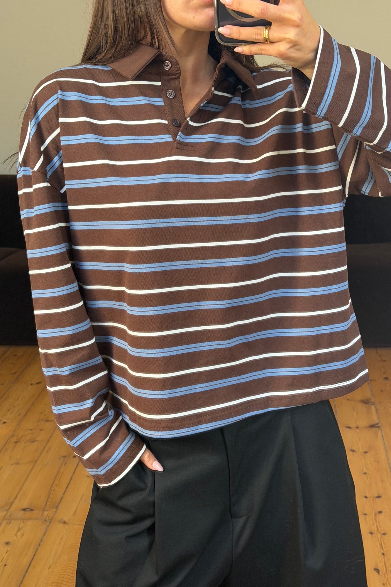Jett Long Sleeve Chocolate