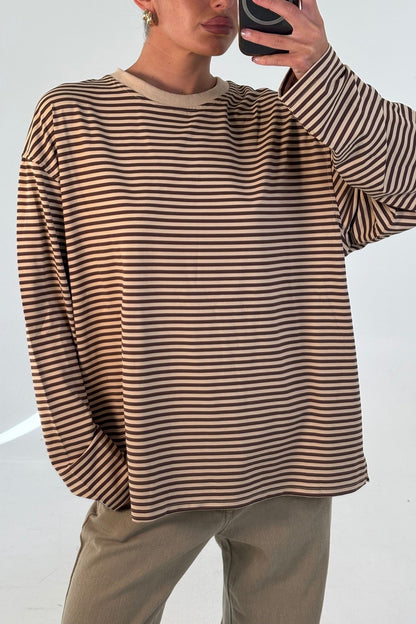 Asher Long Sleeve Latte - FINAL SALE