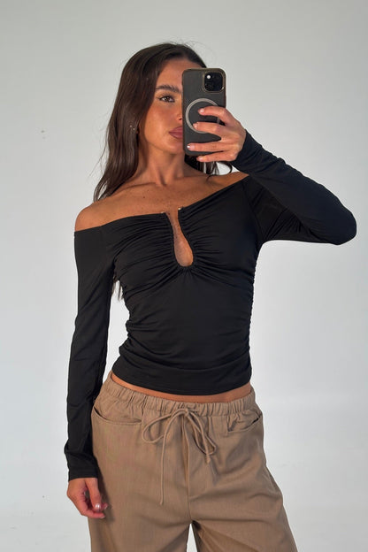 Gisella Top Black - FINAL SALE