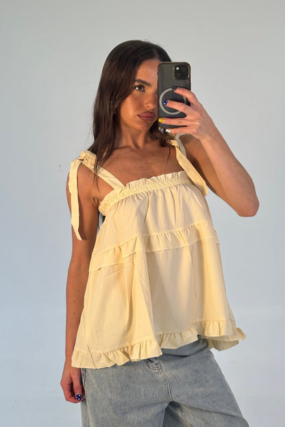 Hailey Top Lemon