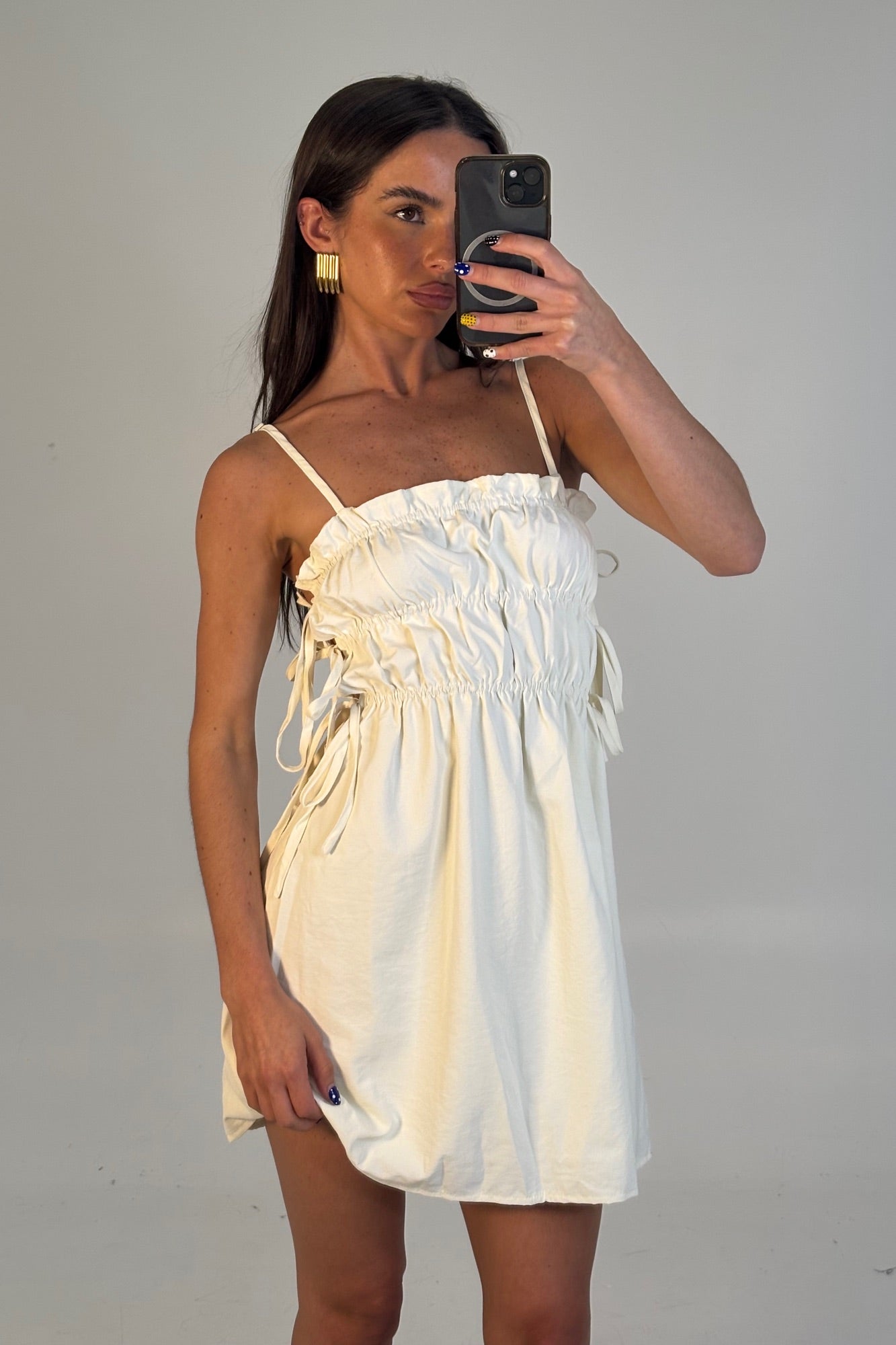 Linden Mini Dress Butter - FINAL ALE