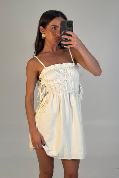 Linden Mini Dress Butter - FINAL ALE
