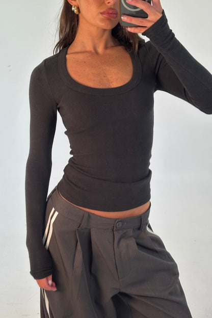 Giselle Long Sleeve Black - FINAL SALE