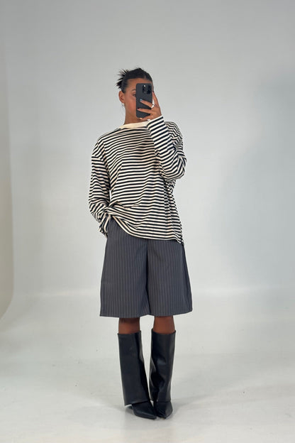 Asher Long Sleeve Cream - FINAL SALE
