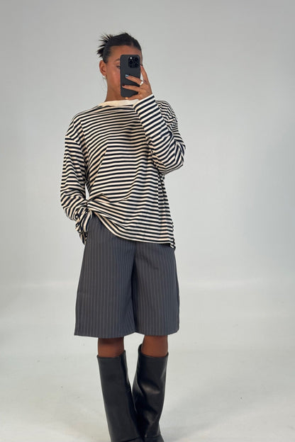 Asher Long Sleeve Cream - FINAL SALE