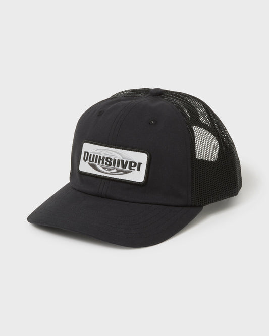 Enzone 5-Panel Cotton Canvas Snapback Hat - Black