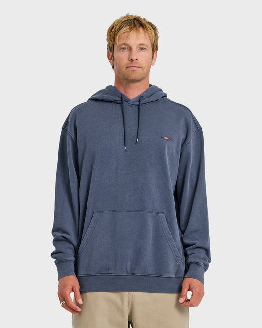 Saltwater Mineral Wash Pullover Hoodie - Dark Denim