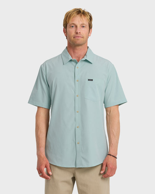 Ridgeport Tech Classic UPF Short Sleeve Shirt - Blue Haze
