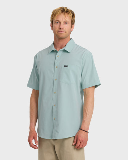 Ridgeport Tech Classic UPF Short Sleeve Shirt - Blue Haze