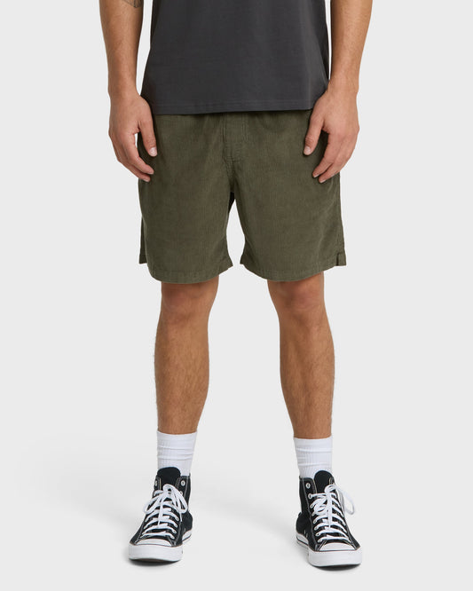 Taxer Corduroy Shorts - Grape Leaf