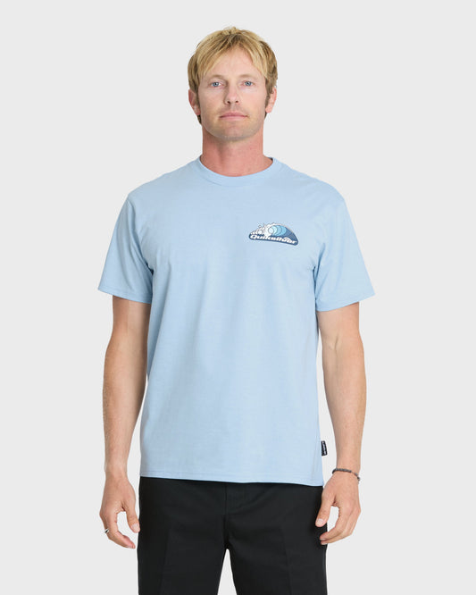 Spit Pit Classic Short Sleeve Cotton T-Shirt - Skyway Heather