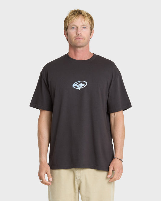 Wrecked Mercury Short Sleeve Knit T-Shirt - Phantom