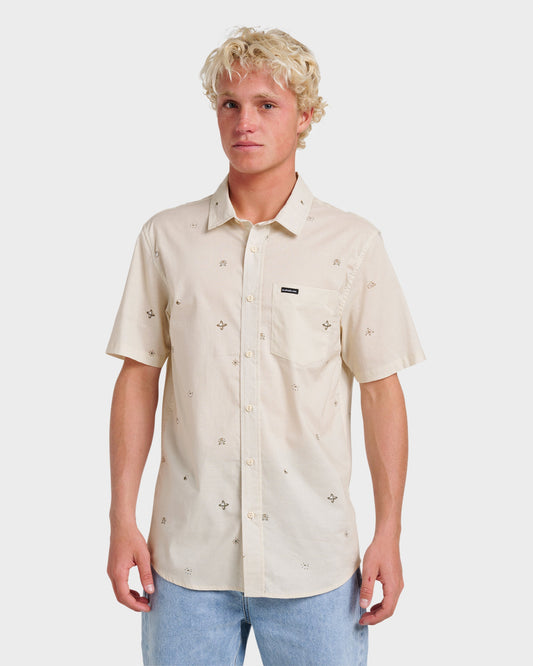 Mini Dimensions Classic Short Sleeve Shirt - Silver Birch