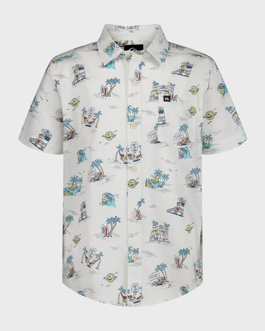 Boys Surf Doodle Classic Short Sleeve