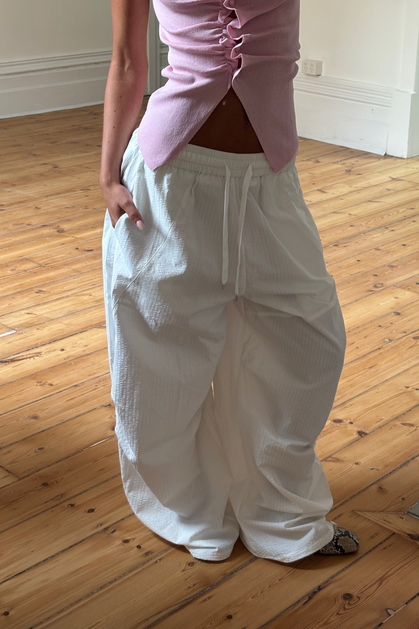 Lavinia Pant White