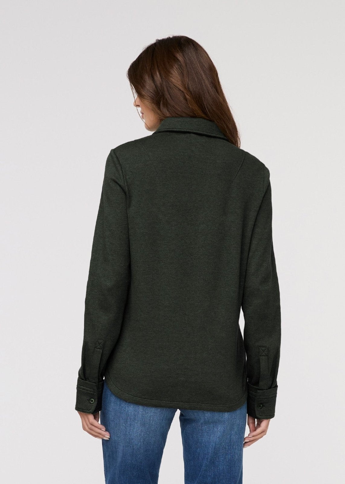 Performance Flannel Button Down - Heather Peat