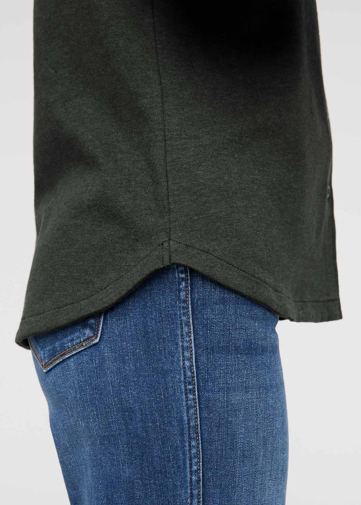 Performance Flannel Button Down - Heather Peat